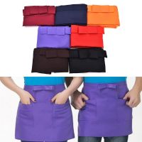 BETTER Kitchen Cotton Bow Short Half Waist Apron Bar Pub Cafe Server Waiter Waitress [HGPH]