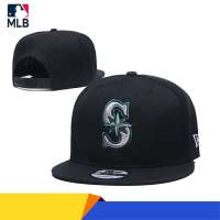 New Seattle Mariners Black Baseball Team Cap White Embroidery Richie Sexson Flat Brim Back Print Unisex Sun Hat