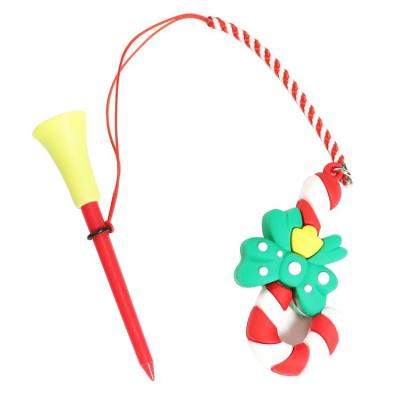 Christmas Golf Tees Christmas Cartoon Zero Friction Golf Tees with Anti-Lost Rope Colorful Tees Tall Golfing Tees for Golfing Practice Sports Tournaments qualified