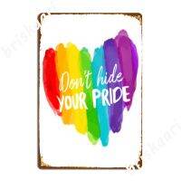 Pride ป้ายโลหะ Club ห้องครัวการออกแบบเครื่องตกแต่งฝาผนังดีบุกป้ายโปสเตอร์  （Stock size: 20cm * 30cm）