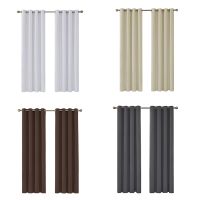 Set of 2 Blackout Curtains, Thermal Curtains, Opaque Curtains Room Curtain with Eyelets,96X52In (H X W)