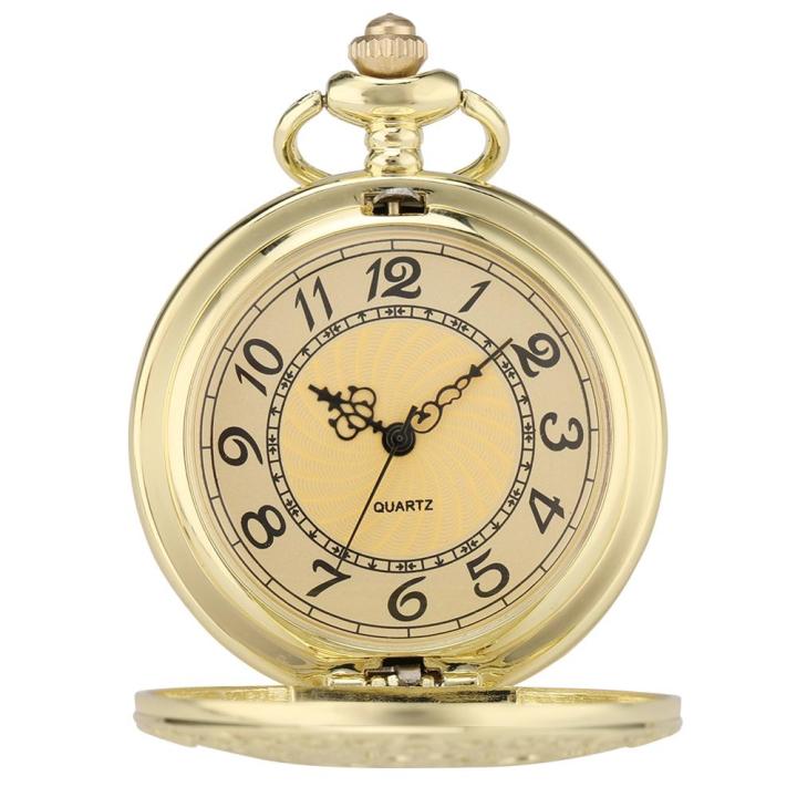 นาฬิกาควอตซ์ทรงกระเป๋ามีเกียร์กลวงทำจากทองแดงมีสีสไตล์สตรีมพังค์สร้อยคอนาฬิกา-fob-นาฬิกาแฟชั่นนาฬิกาสร้อยคอวินเทจสำหรับผู้ชายผู้หญิง
