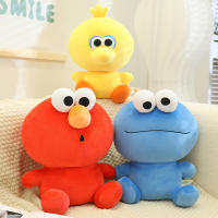 คุณภาพสูง Sesame Street Elmo คุกกี้ Monster พลาสติก Eyes Soft Plush ของเล่นการ์ตูน Fluffy ตุ๊กตาตุ๊กตาเด็ก Gift