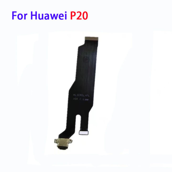 ตัวต่อที่ชาร์จยูเอสบีไมโครโฟนยูเอสบีชาร์จพอร์ตบอร์ดเฟล็กซ์สายสำหรับ-huawei-p20-p20-pro-p20-lite