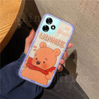 เคสใส่โทรศัพท์สำหรับ Realme C53เคสโทรศัพท์มือถือซิลิโคนนิ่มลายการ์ตูนหมีหมูน่ารักเคสด้านหลัง REALMEC53