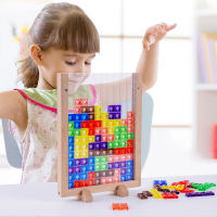 Tetris Building Blocks Jigsaw Puzzle Game Parent-child Interactive Toy Educational Desktop Game Inligence Development Toys