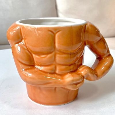 【High-end cups】ผู้ชาย39; S ตลกถ้วยเซรามิกแก้วกล้ามเนื้อสร้างสรรค์สาว39; ถ้วยดื่มมูลค่าสูงถ้วยกาแฟส่วนบุคคล