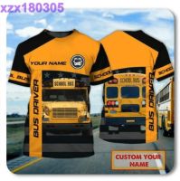 Bus Driver shirt - Personalized Name 3D Tshirt, gift for bus driver_4685