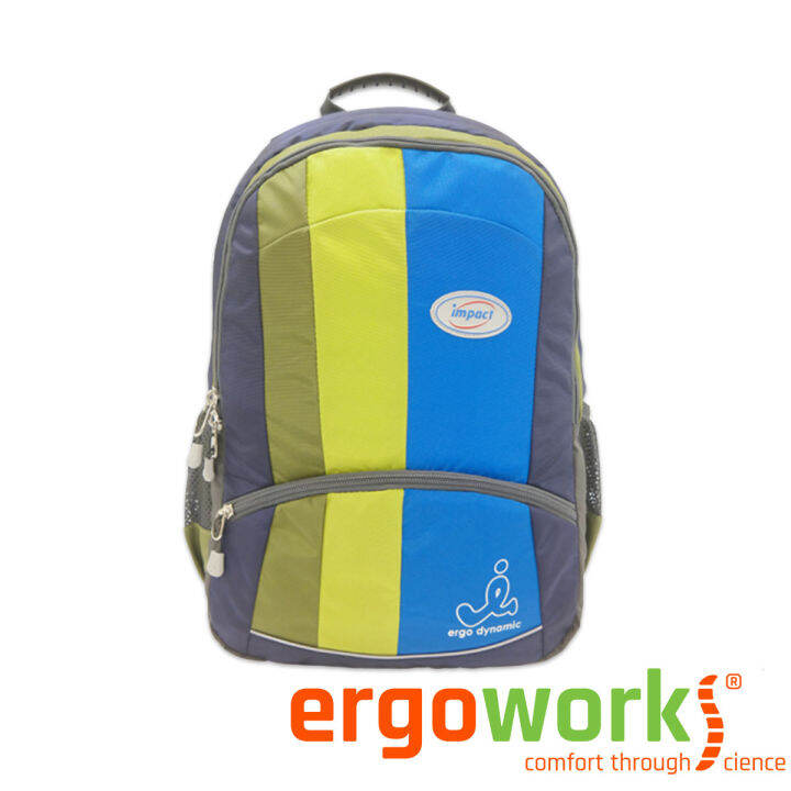 IMPACT Ergonomic Primary School Bag For Kids Ergonomic Backpack, Blue, IPEG130 Lazada Singapore