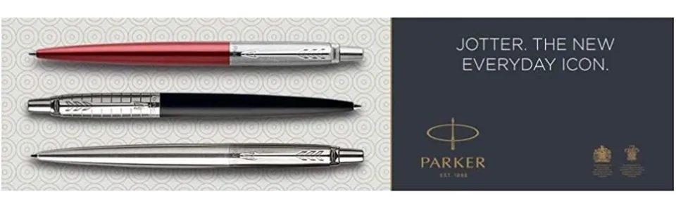 Parker Jotter XL Ballpoint Pen - Primrose Matte Blue CT (with Black -  Medium (M) Refill) / {ORIGINAL} / [RetailsON]