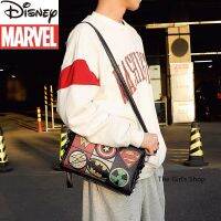 Disney Marvel ใหม่ผู้ชายกระเป๋าถือแฟชั่นแนวโน้ม PU ซิปขนาดใหญ่คุณภาพสูงผู้ชาย Messenger กระเป๋า