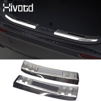 For Toyota Rav4 2021-2022 Essories Car Rear Bumper Guard Protect Stainless Steel Auto Rear Sill Trunk Tread Plate Decoration