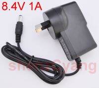 1PCS High quality 8.4V 1A polymer lithium battery charger 8.4 V1A Power Adapter Charger Dual IC 8.4V1A DC 5.5mm AU plug