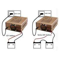 ปลั๊กเครื่องชาร์จแบตเตอรี่ EU รถยนต์ไฟฟ้าอัตโนมัติเต็มรูปแบบ110V/220V ชีพจรตัวชาร์จแบตเตอรี่อัจฉริยะรถยนต์รถจักรยานยนต์