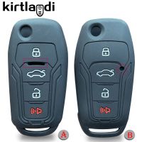 ☎✈ Silicone Key Holder Fob Cover for Ford Explorer 4 3 Focus Mustang Escape Mercury Mountaineer for Lincoln Navigator Key Case Cap