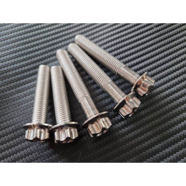 CNC pipe and swing arm bolts set for nmax aerox xmax pcx ( 5pcs