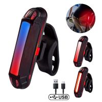 ❒∋▩ Bicycle Rear Light IPX-5 Waterproof USB Rechargeable LED Safety Warning Lamp Bike Flashing Accessories Cycling Taillight