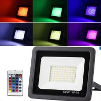 【✔In stock】 lezhandai00470736 110V/220V Rgb Led Floodlight 50W 100W เครื่องซักผ้าผนังกลางแจ้งหลอดไฟสะท้อนแสง Ip68กันน้ำไฟสนามไฟส่องน้ำท่วม Rgb