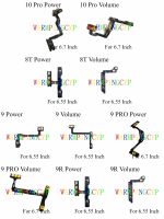 ปุ่มปรับระดับเสียงสายไฟ Flex Cable สําหรับ OnePlus Pro 10R 5G 8T 9R Ace CPH2411 LE2117 LE2110 LE2115 LE2123 LE2120 LE2125
