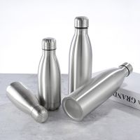 ml Stainless Steel Water Bottle with Bag Portable Outdoor Drink Bottle Cool Water Bottle Sports Cycling Kettle Drinkware