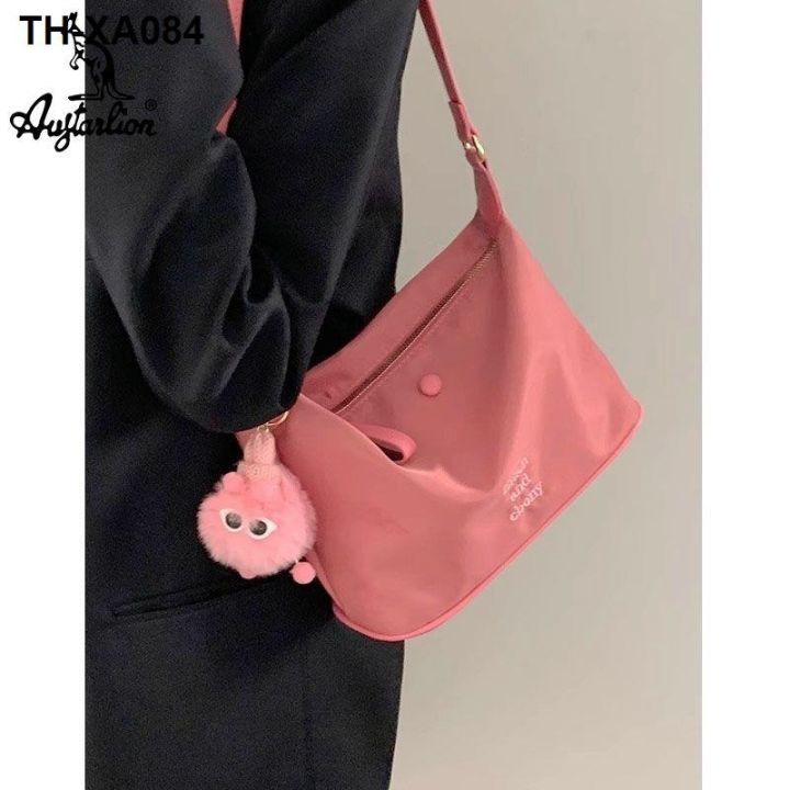 ผ้าใบไนลอนกระเป๋าผู้หญิงอินเทรนด์เกาหลี-อเนกประสงค์ไหล่-messenger-tote