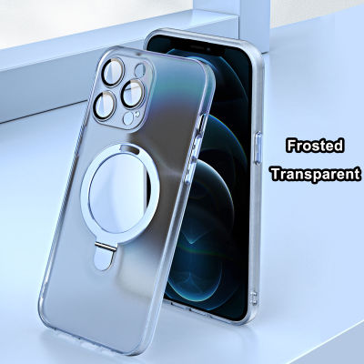 เคสป้องกันเลนส์แม่เหล็กเคสมือจับสำหรับโทรศัพท์มือถืออเนกประสงค์ของ HOCE สำหรับ iPhone 14 13 12 11 Pro Max 14 Plus ดีไซน์แว่นขยายใหม่