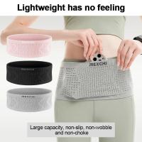 hang qiao shop Seamless Invisible Waist Belt Bag Unisex Sports Fanny Pack Mobile Phone Bag