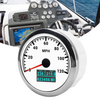 3-In-1 GPS Speedometer 120MPH มาตรวัดความเร็ว COG TRIP ระยะทางรวม IP67 กันน้ำสำหรับ Marine เรือรถบรรทุก