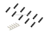 ❀ 100 Sets 1P 2.54mm Plastic Dupont Head Jumper Wire Cable Housing Female Pin Connector Terminal