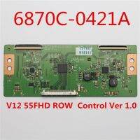 6870C-0421A V12 55FHD ROW  Control Ver 1.0 T-CON BOARD for L TV ...etc. Replacement Board tcon 6870C 0421A Original Logic Board