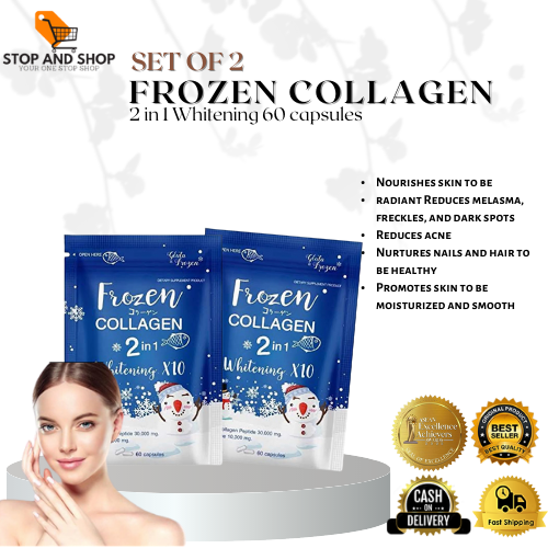 Frozen Collagen (SET OF 2)10x Whitening Supplement With Glutathione ...