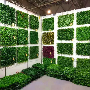 Indoor Green Wall Singapore  Moss Artificial Plants Leaves