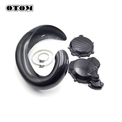 OTOM 2023 New Engine Protective Cover For KTM HUSQVARNA GASGAS HENGJIAN Z300 Motorcycle Accessories Drop Protection Case Clutch