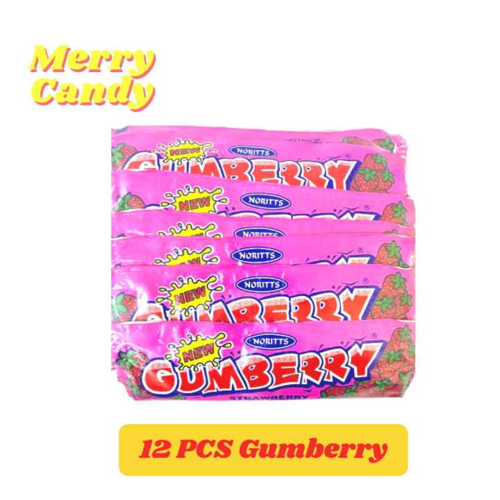 12 Pcs Noritts Gumberry And Gum Gum Strawberry And Asstd Flavor Lazada Ph