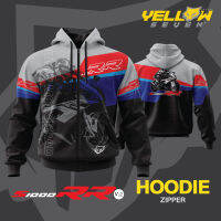 Y7 เสื้อซิ่ง เสื้อพิมพ์ลาย S1000RR V.2 ตรงรุ่น แขนสั้น แขนยาว คอปก ฮู้ดซิป ฮู้ดสวม ใส่ออกทริป ใส่ขับรถ