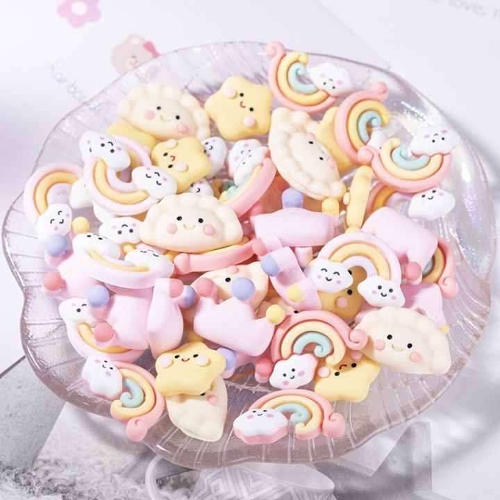 cartoon-cute-rainbow-star-dumplings-resin-flatback-diy-hairpin-mobile-phone-case-decoration-accessories