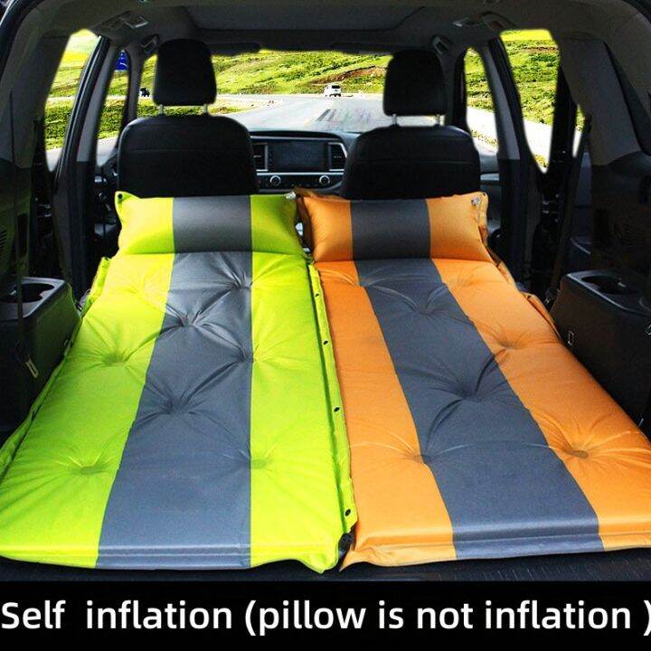 Portable Inflatable Car Air Mattress Bed Connectable 5CM For Travel