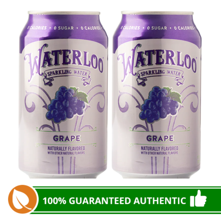 Waterloo Grape Sparkling Water 355ml Lazada PH