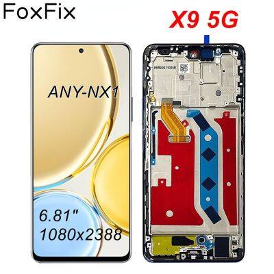 หน้าจอ Foxfix เพื่อเป็นเกียรติ X9แผงจอแสดงผล LCD แบบสัมผัสหน้าจอ5G พร้อม ANY-NX1อะไหล่ซ่อมเปลี่ยนชิ้นส่วนกรอบ