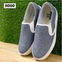 [ส่งเร็วพิเศษ!] HOGO รองเท้าผ้าใบ รองเท้าผ้าใบผู้หญิง Slipon นิ่มสุดๆ กันลื่น ทนทาน คู่เดียวเอาอยู่ รองเท้าผู้หญิง รองเท้าแฟชั่น พร้อมส่ง