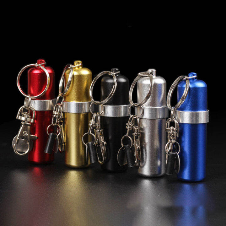 Zippo Lighter Fuel Oil Bottle Portable Kerosene Lighter Sealed Jug Fluid Canister Keychain