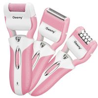 ZZOOI Original Geemy 4in1 Women Epilator Shaver Leg Body Hair Removal Wet&amp;Dry Lady Bikini Trimmer Facial Hair Remover Underarms