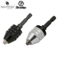 0.3มม.-6.5มม. Keyless เจาะ Chuck ไขควง Impact Driver ADAPTER เจาะ Bits 14 "Shank สำหรับซ่อม Krachtige งานไม้เครื่องมือ