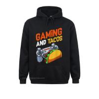 Man Long Sleeve Gaming And Tacos Mexican Food Gaming Controller Tortilla Hoodie Sweatshirts Party Hoodies Classic Clothes Size XS-4XL