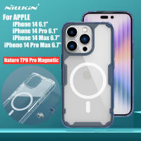 NILLKIN เคสโทรศัพท์สำหรับ iPhone 14 Pro Max iPhone 14 Max 6.7 Iphone 14 Pro 6.1นิ้ว Nillkin ธรรมชาติ TPU Pro ฝาครอบแม่เหล็ก