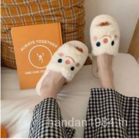 Nuoyi slippers Ease Decor [พร้อมส่ง] รองเท้าใส่ในบ้าน รองเท้าสลิปเปอร์น่ารัก ขนนุ่มรองเท้าใส่ในบ้าน Slipper ลายตุ๊กตาหน้ายิ้ม สไตล์เกาหลี hqfu