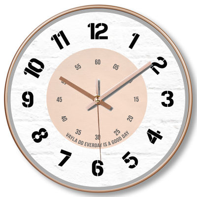 นาฬิกาแขวน รุ่น VAYLA DD แบบเดินเงียบ ขนาดเส้นผ่านศูนย์กลาง 28-30 ซม.