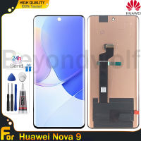 Beyondwolf จอ OLED 6.57นิ้วของแท้สำหรับ Huawei Nova 9 NAM-AL00 NAM-LX9/Honor 50 NTH-AN00 NTH-NX9หน้าจอ LCD ประกอบดิจิไทเซอร์จอแสดงผล LCD แบบสัมผัสหน้าจอสำหรับ Huawei Nova 9 Honor 50