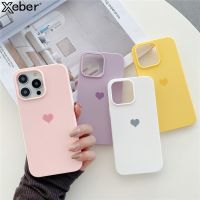 Candy Colorful Cute Love Heart Silicone Phone Case For iPhone 13 12 11 14 Pro Max Mini XR XS X 7 8 Plus SE 6 Soft TPU Back Cover Phone Cases