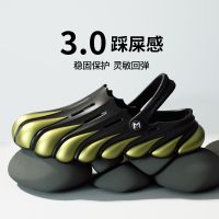 ㍿卍∈ EVA slippers summer mens 2023 new casual beach shoes thick bottom non-slip deodorant Baotou outdoor indoor sandals